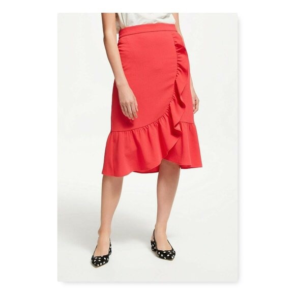 Boden Dresses & Skirts - NWT Boden Pop Peony Skirt — Red Ella Wrap Skirt